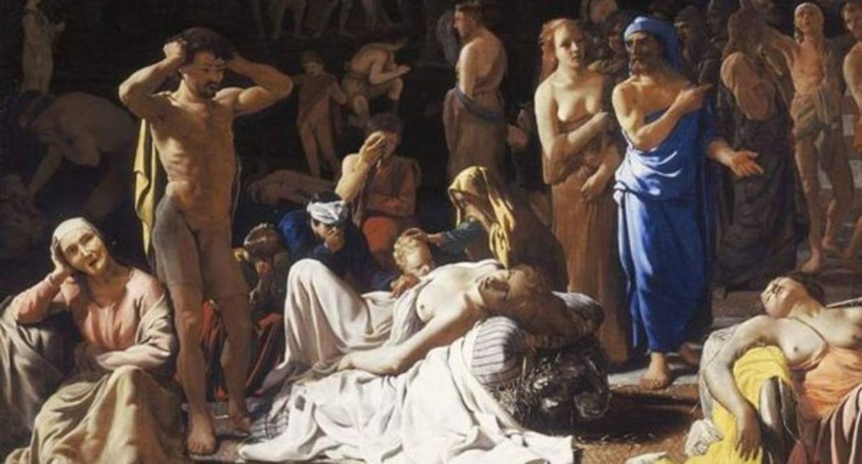 La peste de Atenas:Esta fue la primera de ellas en el siglo V a. C., el siglo de Pericles, quien falleció por esta epidemia. “Atenas era hegemónica en el Peloponeso y la peste que se desencadenó (entonces peste era sinónimo de epidemia) supuso que Esparta tomara el relevo de Atenas como estado más importante de Grecia.