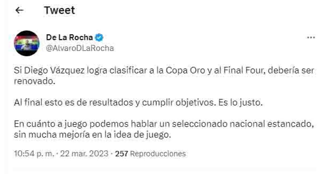 Álvaro De La Rocha de Honduras. 