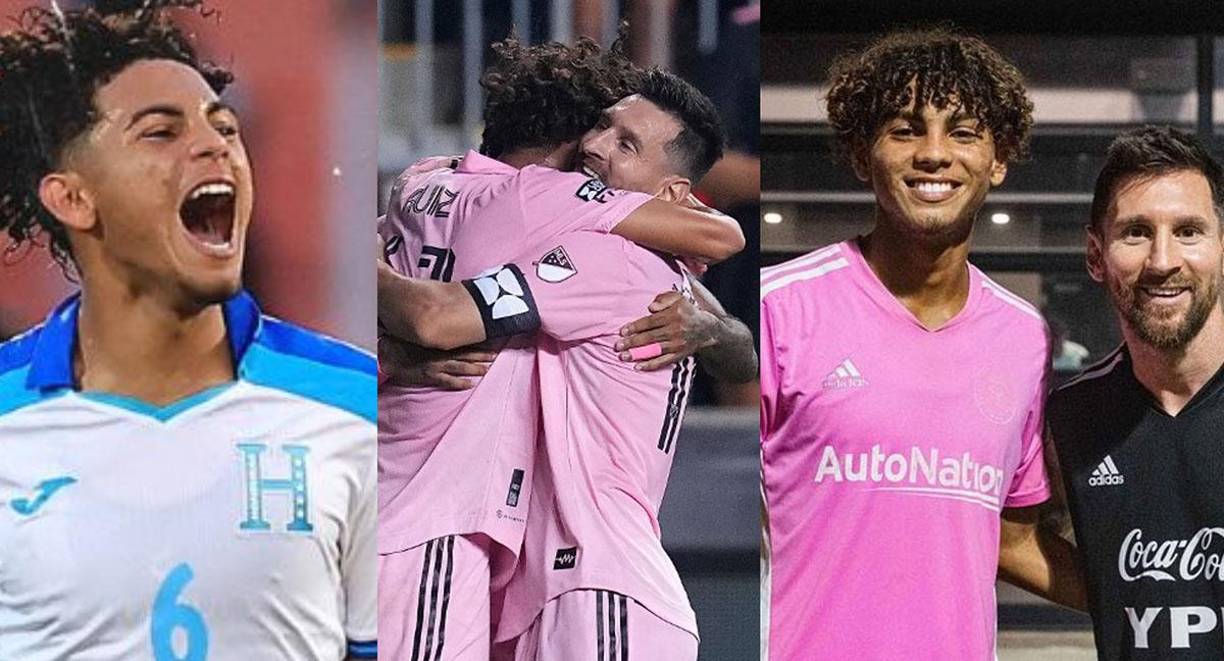 El futbolista hondureño David Ruiz generó revuelo en las últimas horas tras anotar con el Inter Miami en la Leagues Cup y recibir una gran muestra de cariño por parte de Lionel Messi.