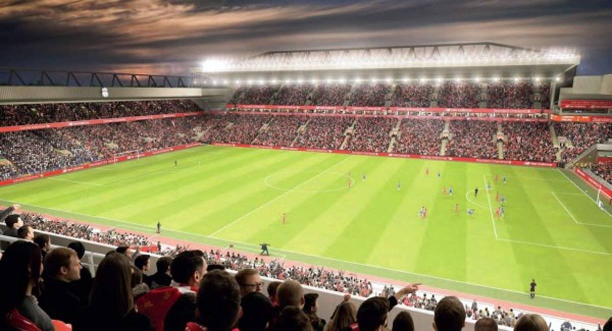 El Liverpool quiere ampliar su estadio para más espectadores. Sin embargo, en este caso hay mucha polémica. Anfield es un estadio con mucho encanto y cualquier reforma podría frenar su magia.