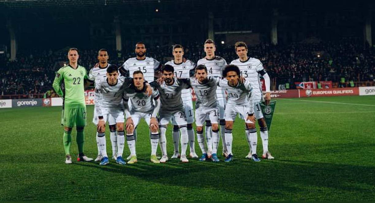 Alemania: No tuvieron ningún problema en sellar su clasificación al Mundial de Qatar 2022.