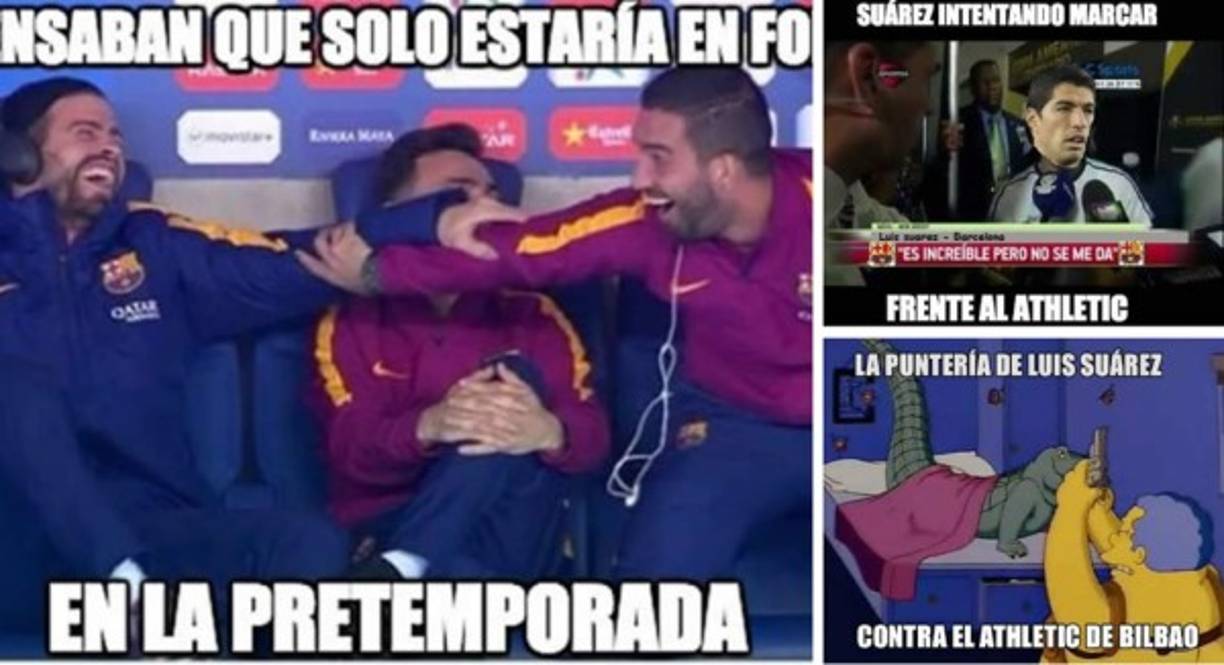 El Barcelona sufrió para ganar de visita al Athletic de Bilbao en San Mames y en los memes deportivos de este domingo 28 de agosto es el principal protagonista.