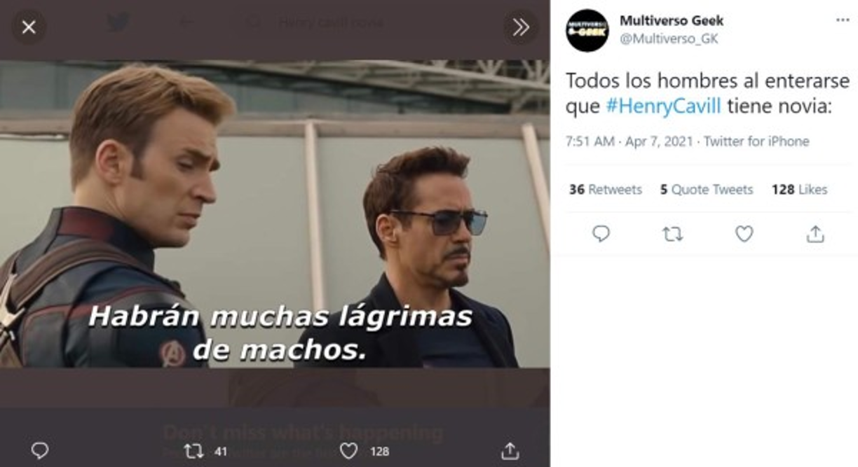 Algunos caballeros también “sufren” por el nuevo romance del actor inglés.