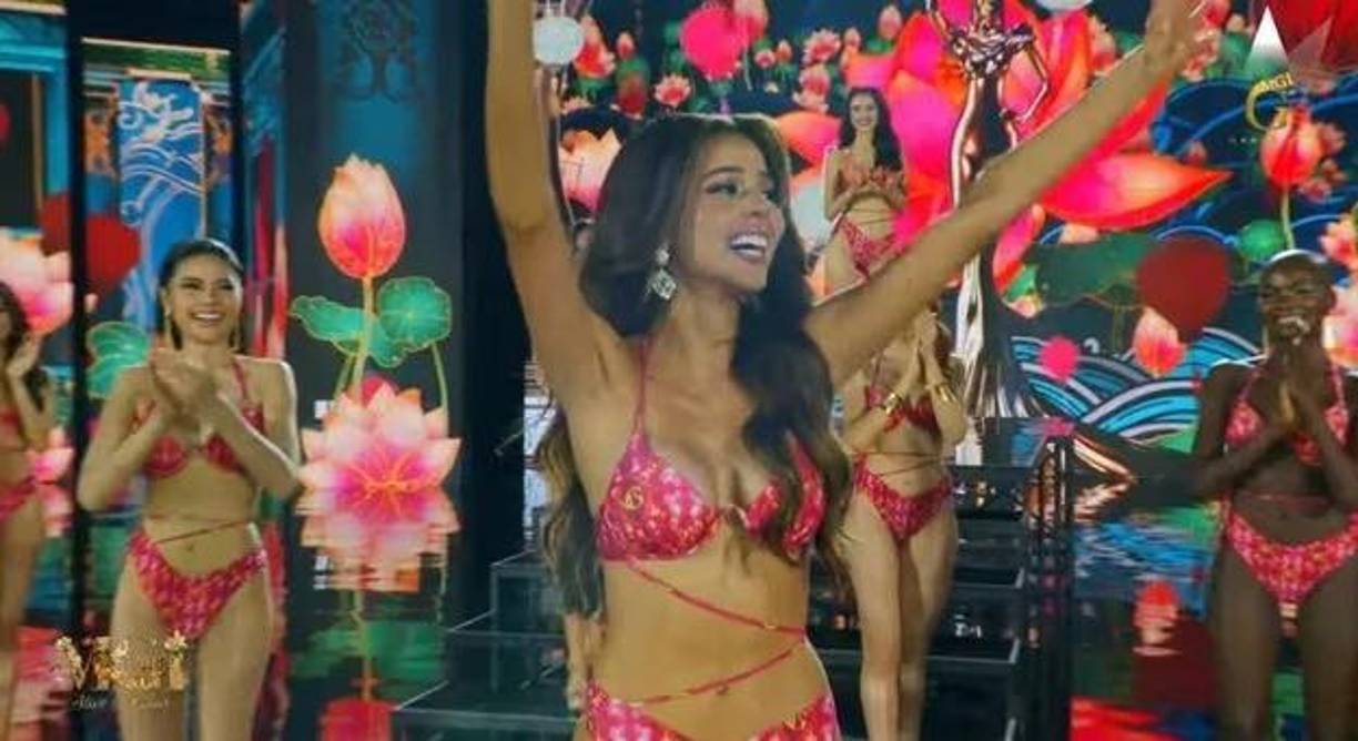 La joven supo apropiarse del escenario y llamar la atención del jurado con su confianza y estilizados movimientos.