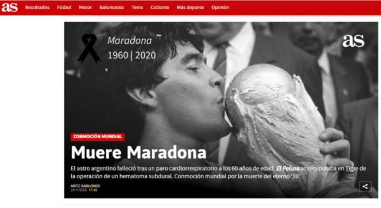 Diario As de España.