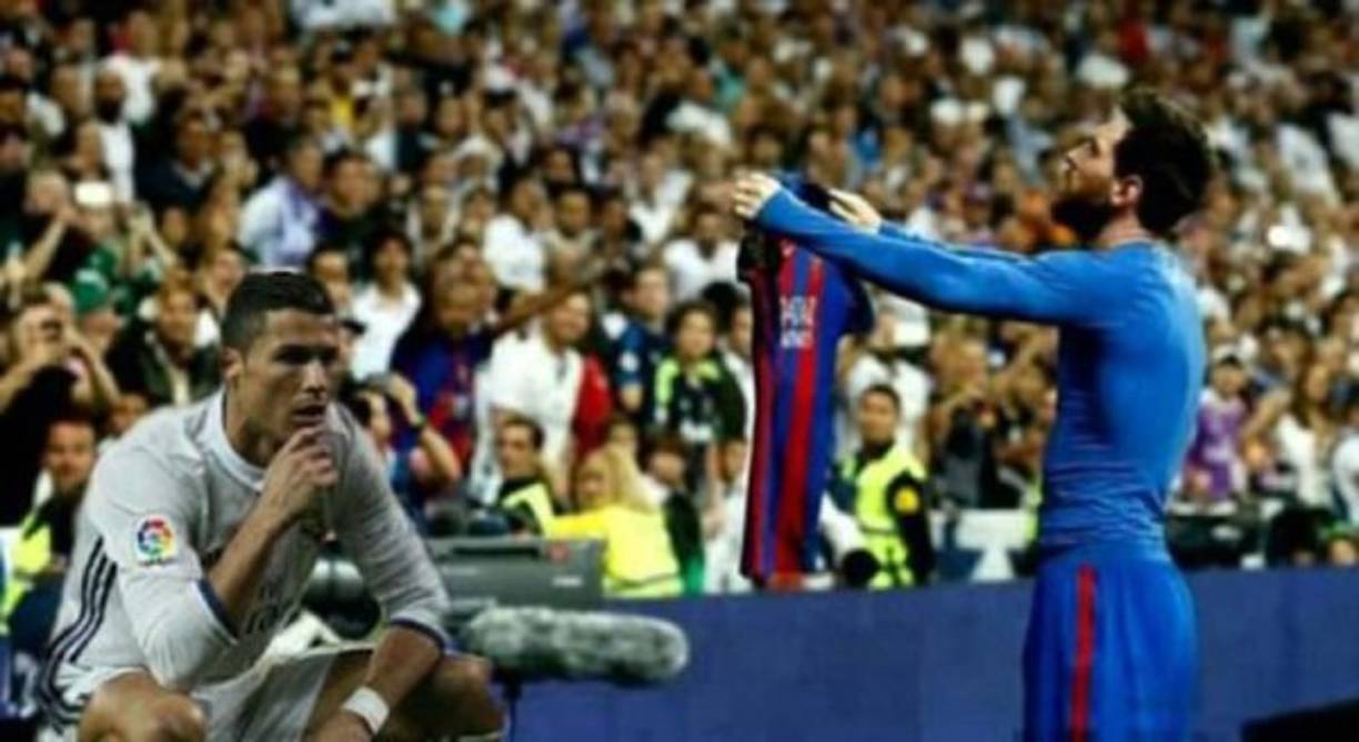 Y Cristiano Ronaldo no podía faltar en los memes, el crack luso no hizo nada en el clásico.