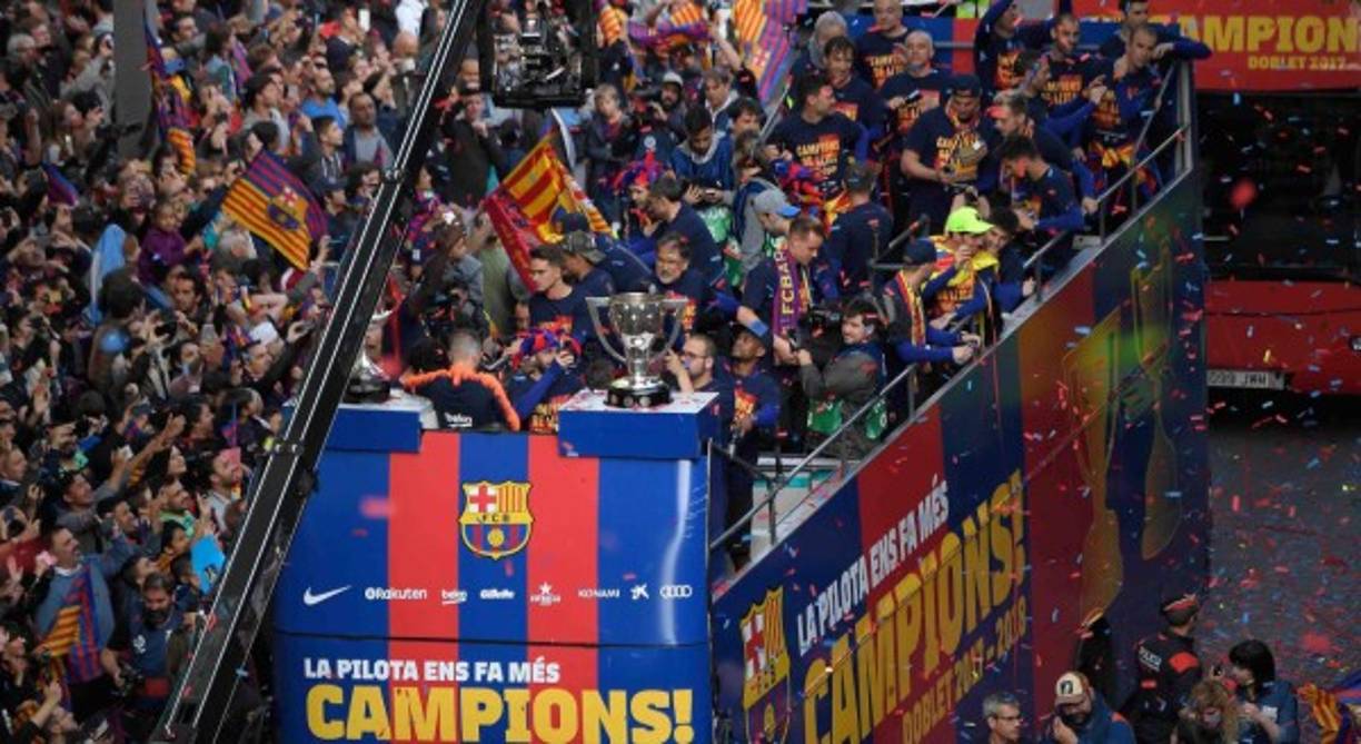 Barcelona ha logrado el título de Liga y Copa.