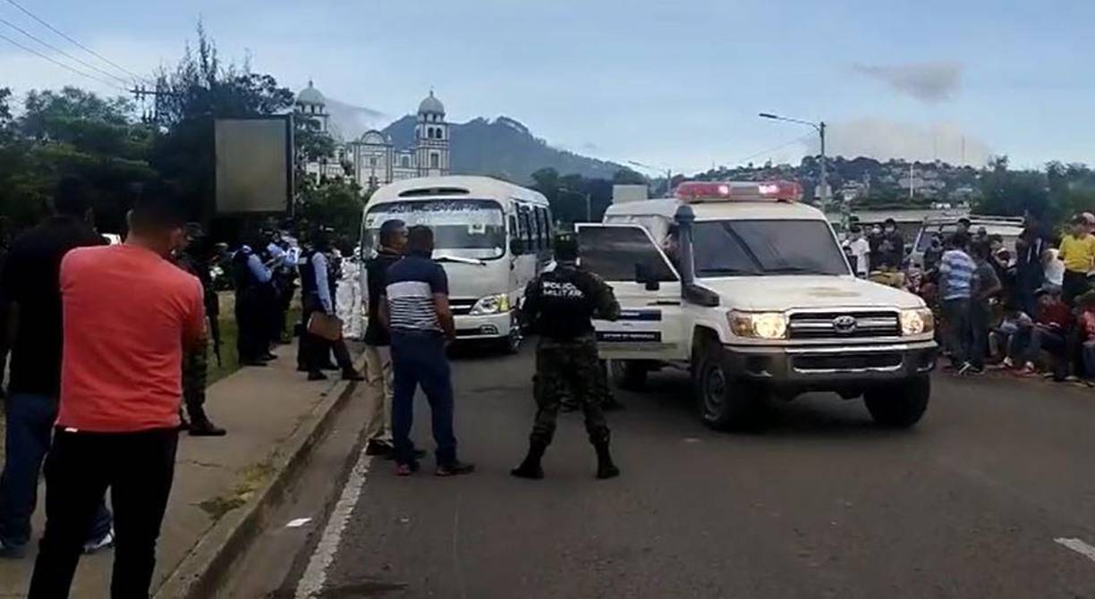 El crimen ocurrió cuando iba frente a la Universidad Nacional Autónoma de Honduras (Uunah), a pocos metros de la Basílica de Suyapa.