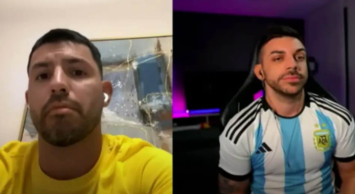 Un tenso ambiente se vivió en plena transmisión de Twitch en un cruce de palabras entre el Kun Agüero y DJ Marioo.