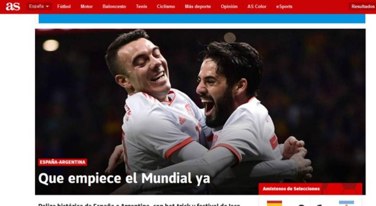 Diario AS de España.