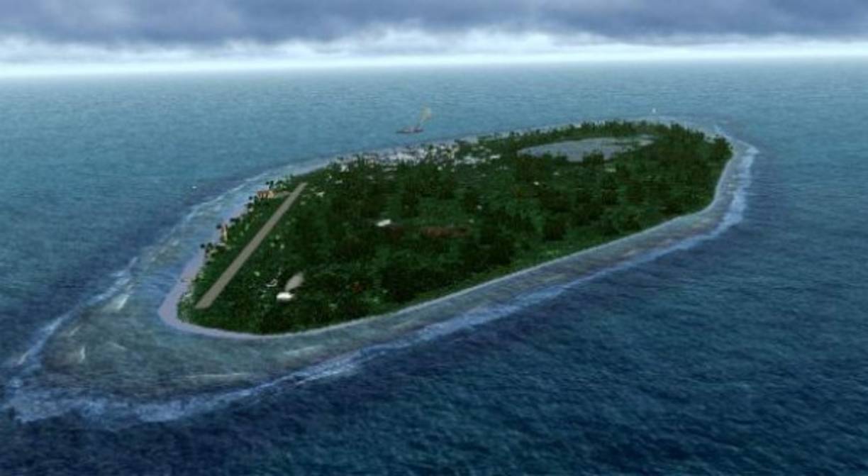 TUVALU. Se conocía antiguamente como las antiguas Islas Ellice, están ubicadas al oeste de Australia y cuenta con una superficie de 26 kilómetros cuadrados.