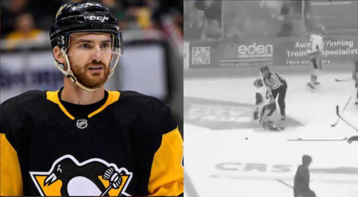 La estremecedora jugada se dio en pleno partido de hockey sobre hielo entre el Nottingham Panthers y el Sheffield Steelers. ¿Cómo sucedió?