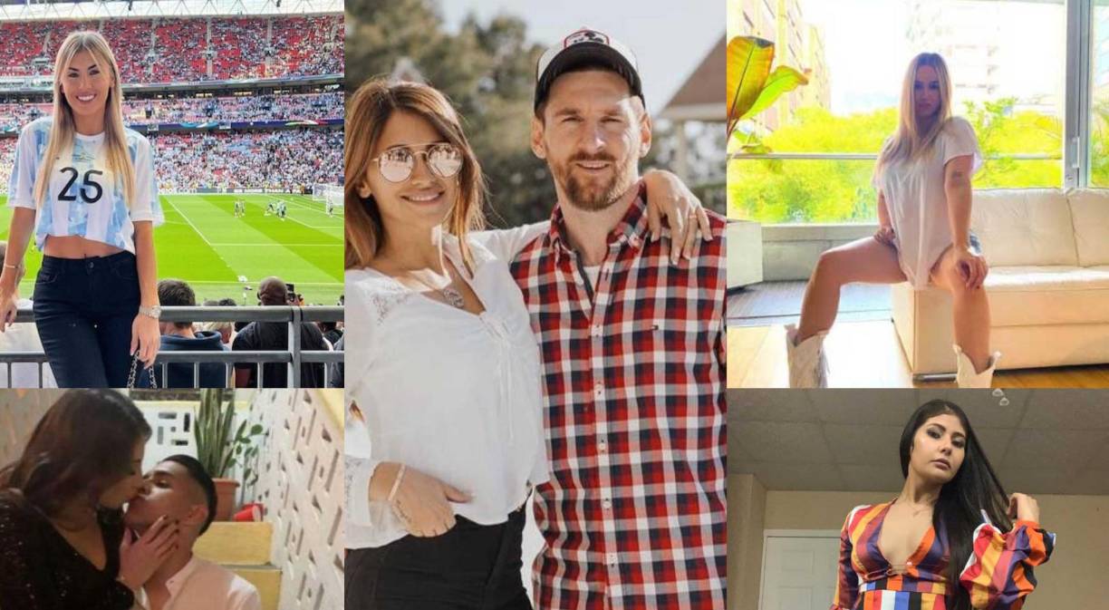 Ellas son las esposas y novias de los seleccionados de Argentina y Honduras, selecciones que se enfrentan este viernes en Miami.