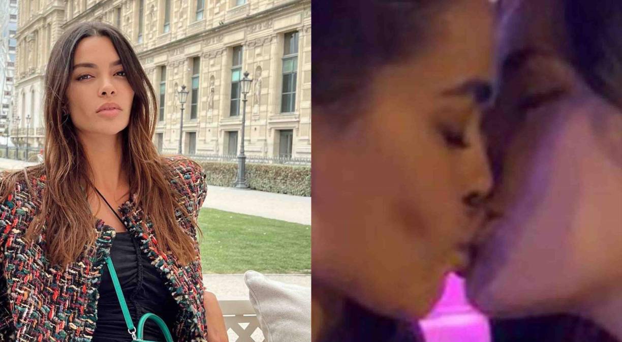 Exnovia de futbolista ha causado revuelo en las redes sociales al ser captada besándose con otra chica. 