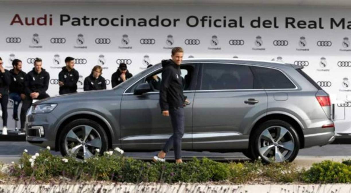 Marcos Llorente - El auto del canterano es un Audi Q7 e-tron Sport 3.0 TDI quattro tiptronic color gris Grafito con un valor de 88.500 euros.