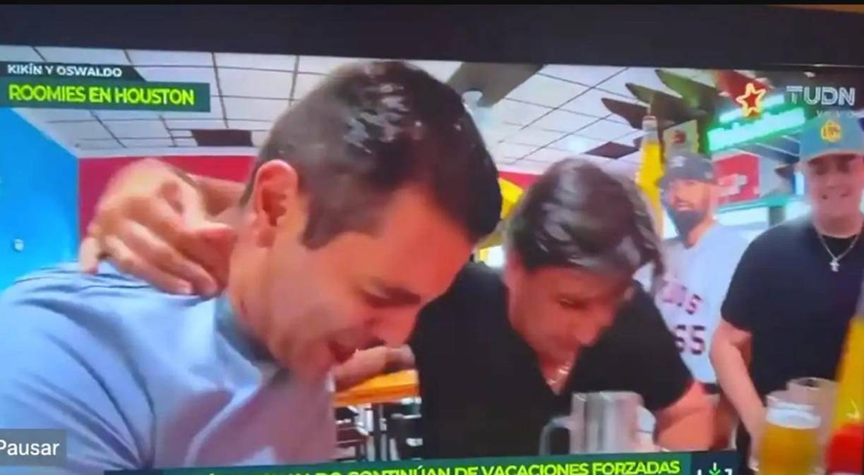 Una de las imágenes del Kikín Fonseca en aparente estado de ebriedad.