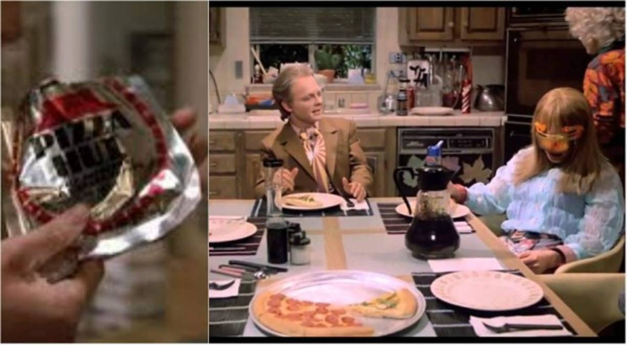 La comida deshidratada: En el futuro las familias no cocinan. Los alimentos se venden deshidratados y para ingerirlos, se colocan en un horno que los hidrata y los deja en el tamaño ideal para consumir.