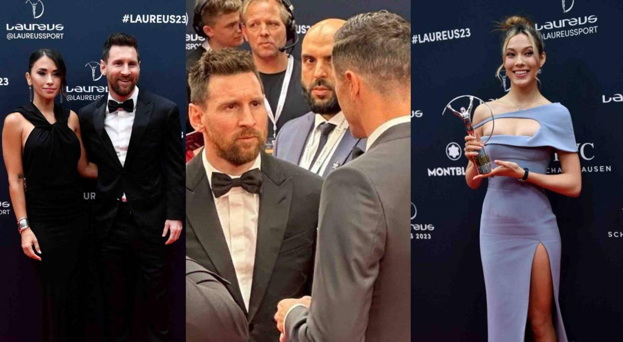 Este lunes volvió a celebrarse la prestigiosa gala de los Premios Laureus de forma presencial dos años después. Messi hizo historia y su esposa Antonela estuvo con él, aunque fue opacada por una linda joven.