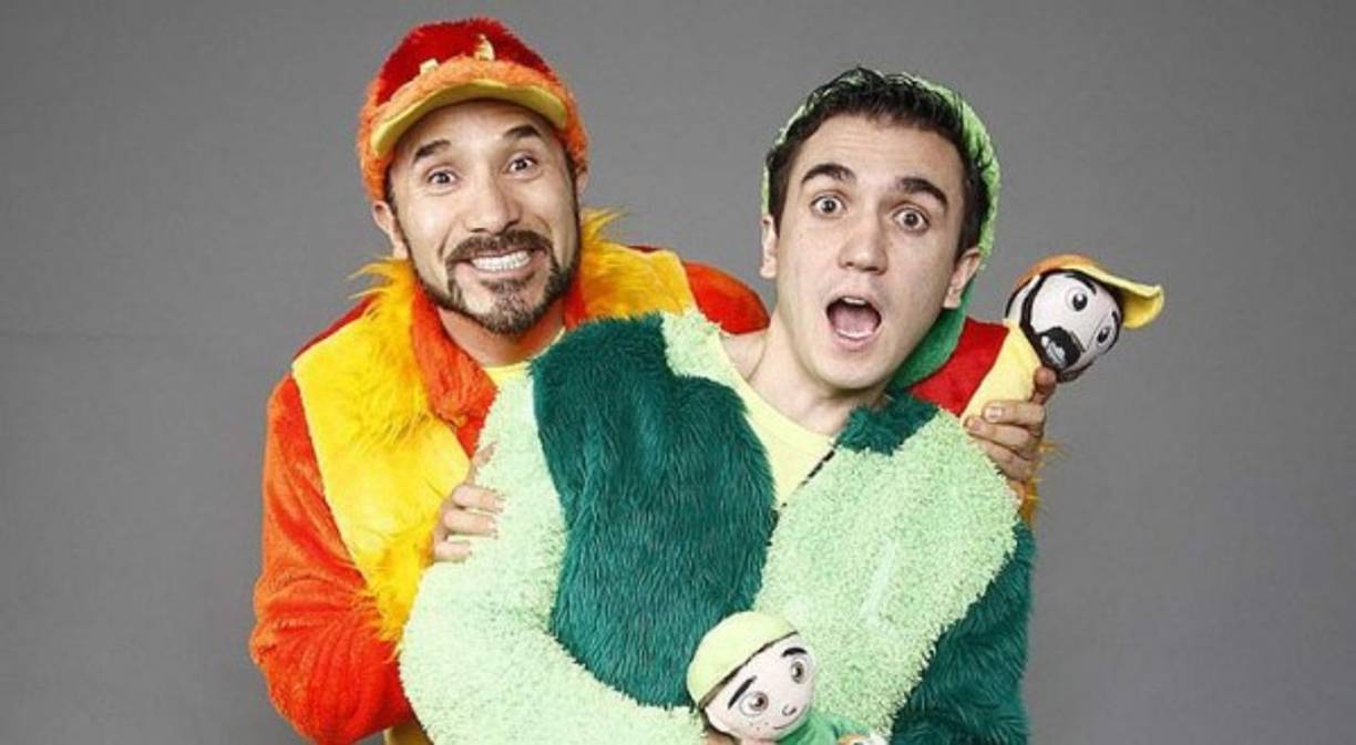 Junior junto a 'Ludoviquito'.