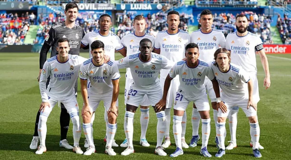 El 11 titular del Real Madrid que perdió sorpresivamente 1-0 ante Getafe. No perdían contra dicho rival desde el 2012.