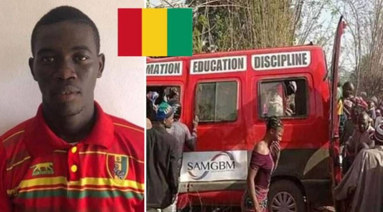 Almamy Keita, primo del futbolista Nabi Keyta del Liverpool, pudo sobrevivir al accidente y su condición es estable.