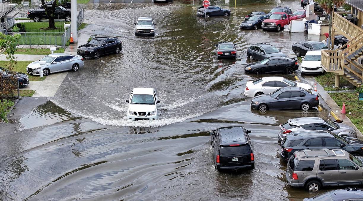 Algunos tramos de la autopista interestatal 95 en Broward y Miami-Dade tuvieron que ser cerrados temporalmente.