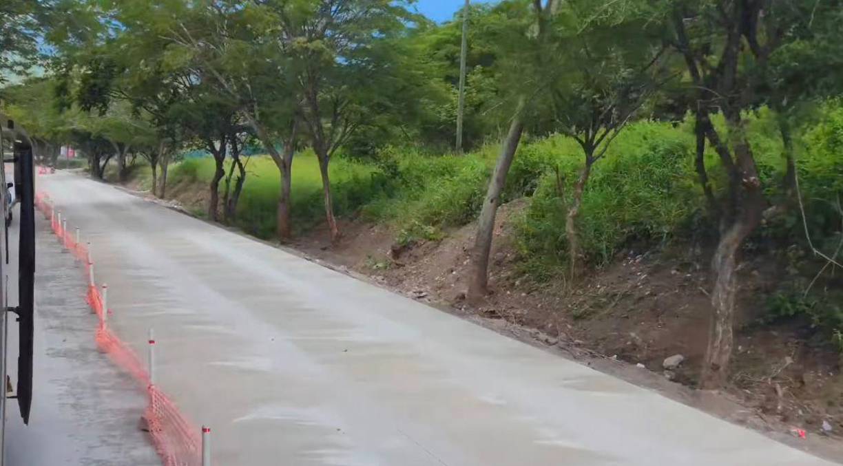Así se ven los avances del proyecto carretero que conecta la zona central con el suroccidente de Honduras. 