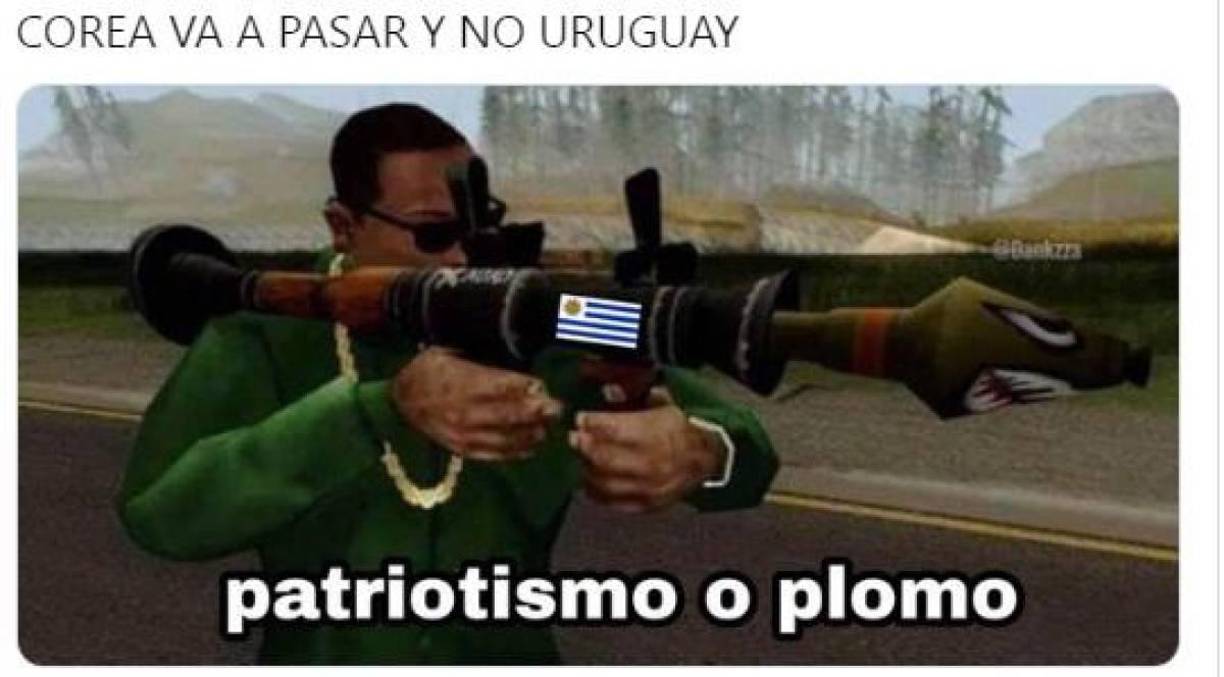 Los destrozaron: La ola de memes contra Uruguay tras ser eliminados