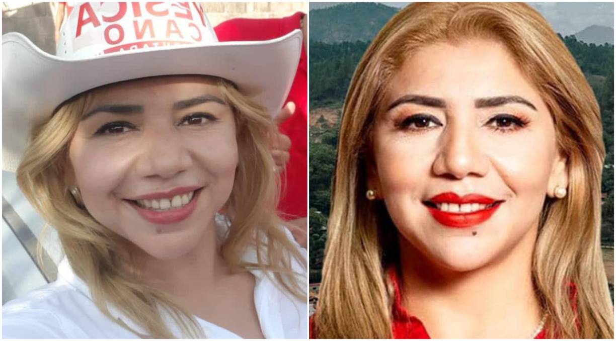 Yesica Cano, candidata a diputada por El Paraíso. 