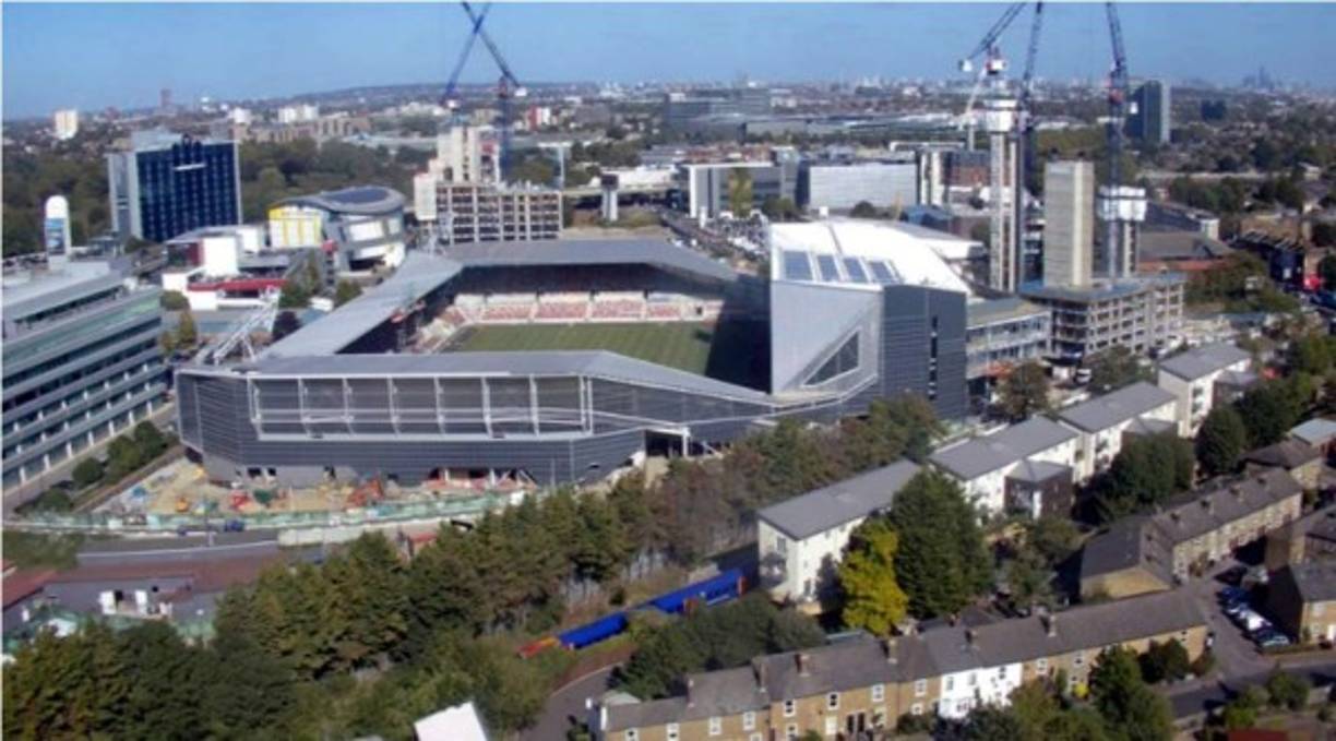 Brentford Community Stadium - Será el estadio del Brentford FC de la Segunda División de Inglaterra. Estará ubicado en Londres.