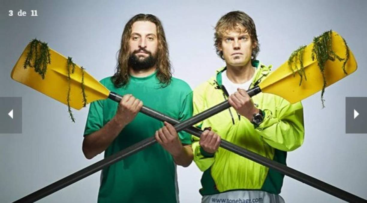 El británico Anton Wright y el holandés Mark de Rond son los primeros hombres en cruzar a remo el río Amazonas. Tardaron 32 días en recorrer 2.077 millas (3342 kilómetros).