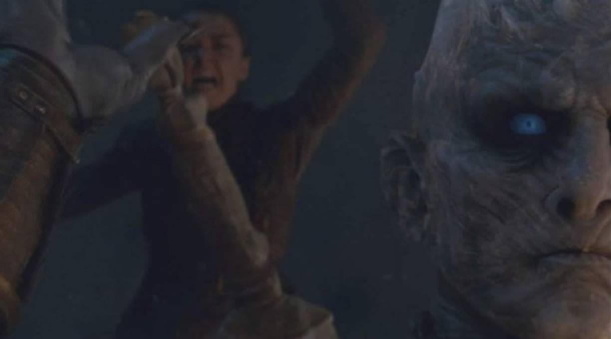 The Night King<br/><br/>Arya Stark acaba con el Rey de la Noche con una daga de acero valyrio, este explotó en una nube de hielo, su ejército cayó a su alrededor y la Gran Guerra terminó.