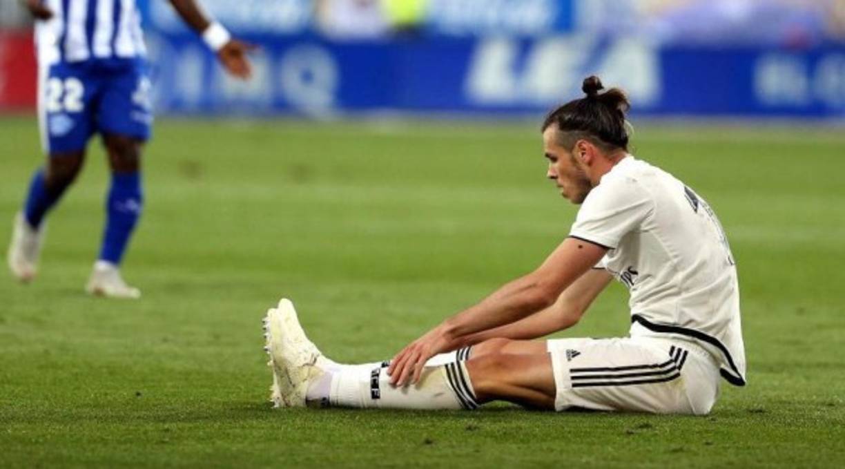 Gareth Bale se volvió a lesionar y por eso salió de cambio ante Alavés.