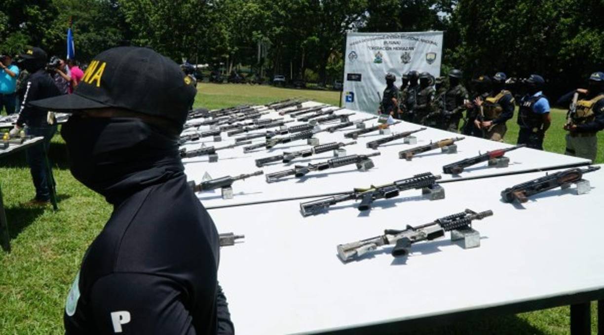 La operación Morazán reporta los siguientes decomisos