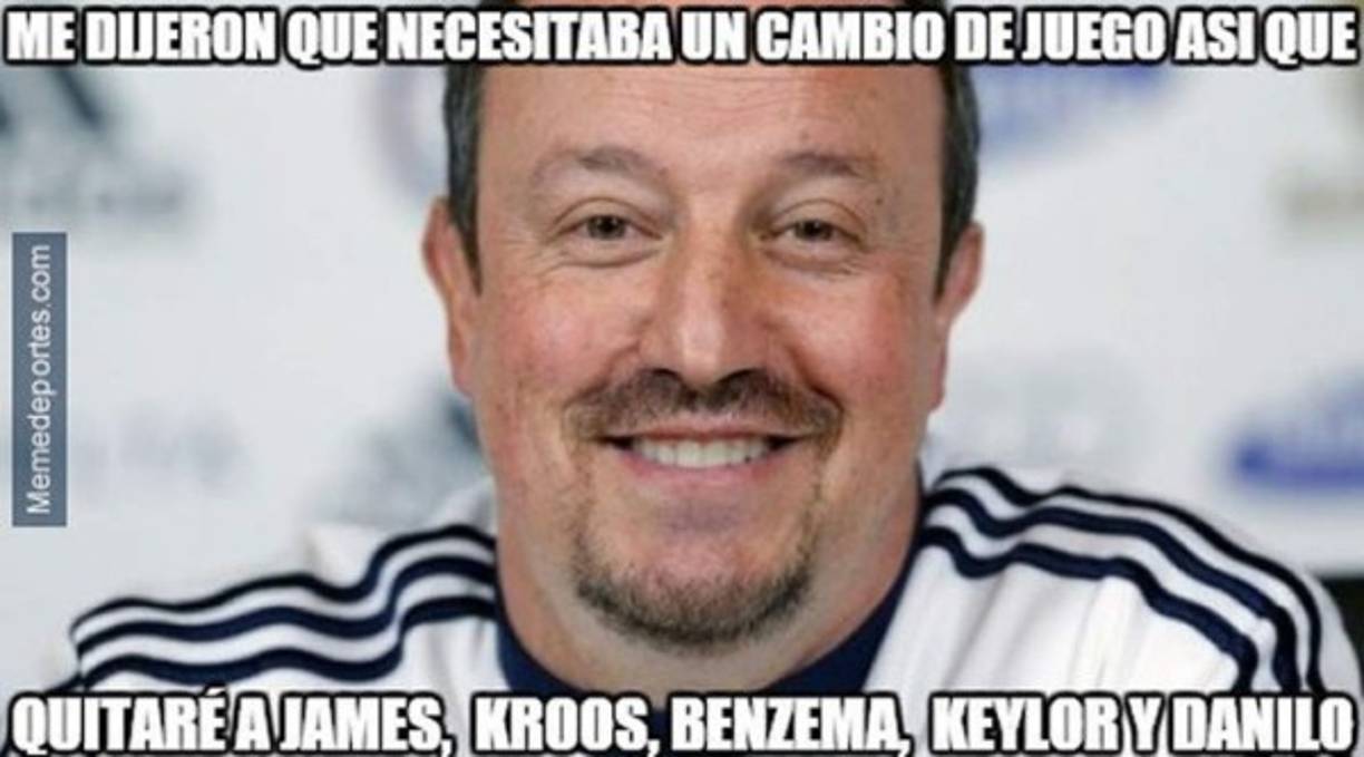 Benítez revolucionando el 11 del Madrid.
