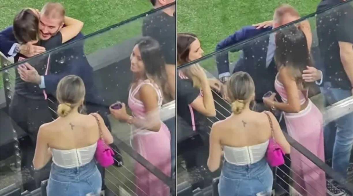 La esposa del jugador del Inter Miami también dio que hablar durante las últimas semanas por sus acercamientos con David Beckham, videos que quizás no gusten demasiado a Messi.
