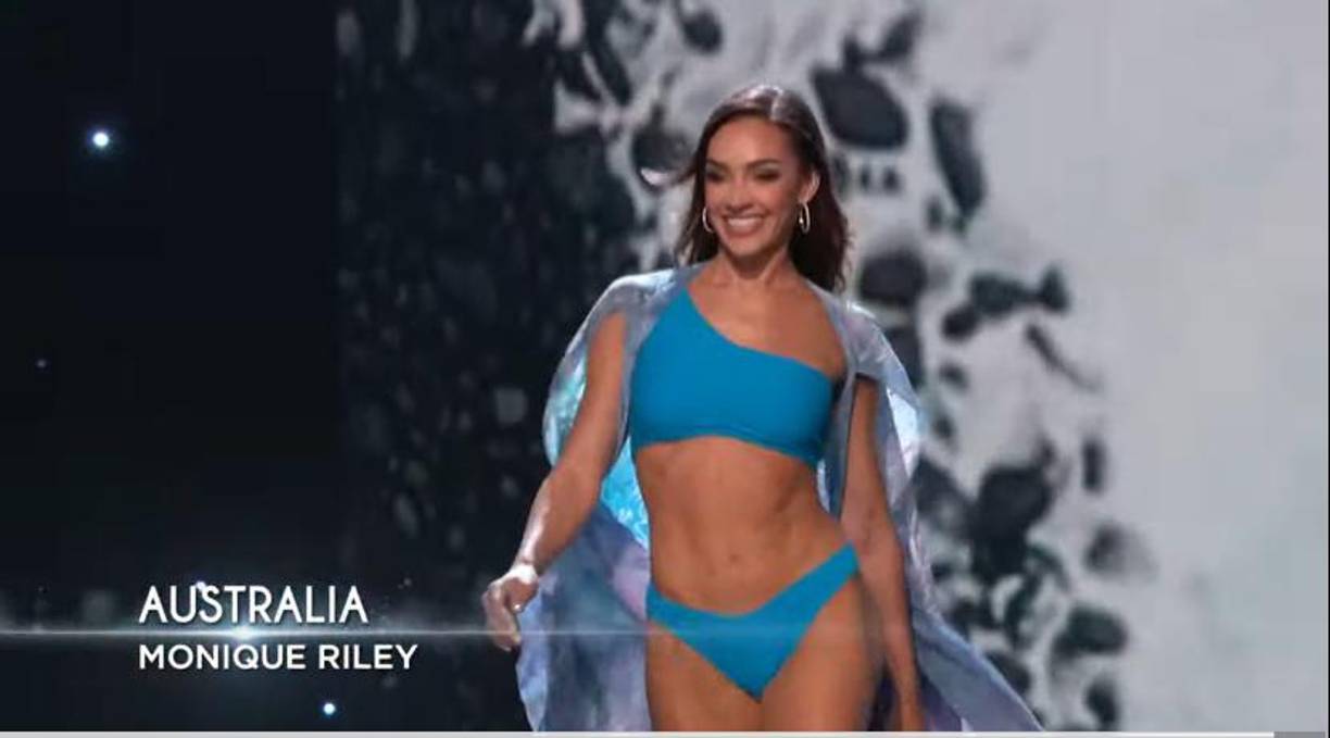 Monique Riley, Miss Australia. 