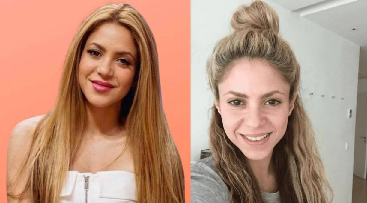 ¿Te has preguntado como se verían las celebridades sin maquillaje? Bueno, en esta fotogalería, podrás verlas gracias a la inteligencia artificial, que es capaz de quitar los retoques y cualquier elemento de las fotos. En esta imagen, puedes ver a Shakira con y sin maquillaje. Con algunas marcas de expresión y pecas, las cuales no le quitan, sino que realzan su belleza. 