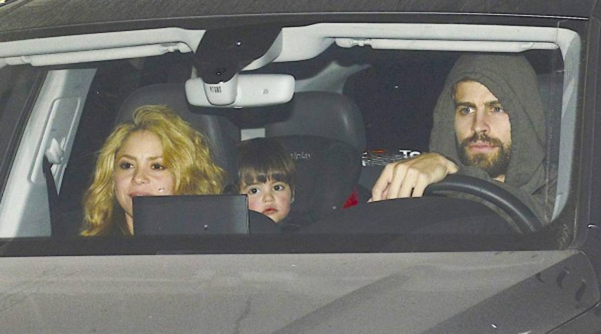 Shakira, Milan y Piqué.