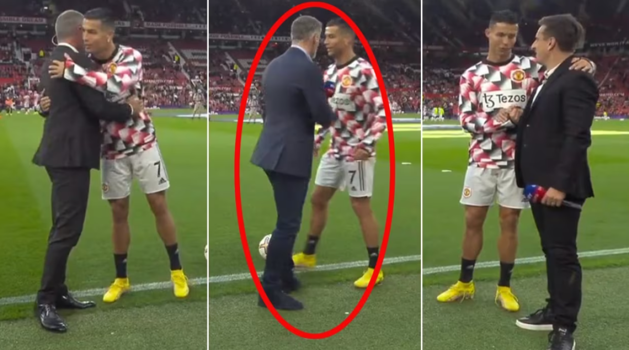 Una de las escenas más recordadas fue cuando CR7 lo ignoró completamente en una transmisión en vivo de Sky Sports previo a un partido. El luso saludó a todos los presentes y no le extendió la mano a Carragher.