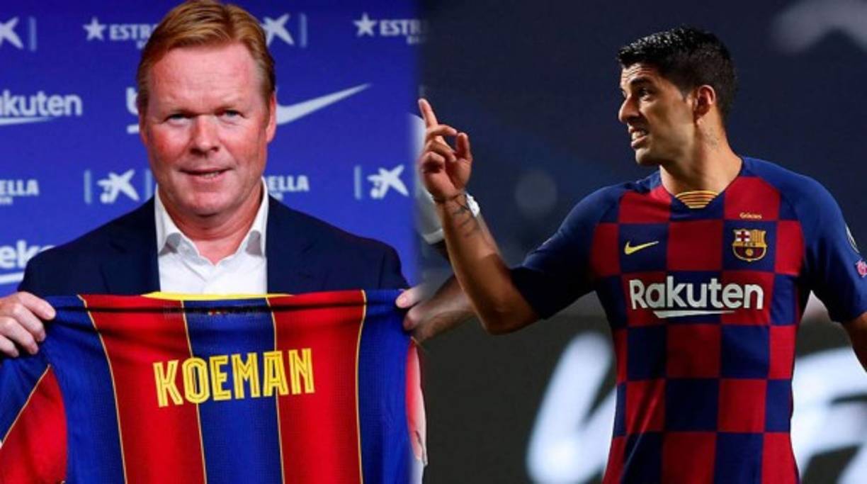 Luis Suárez: El delantero uruguayo recibió la llamada de Ronald Koeman en la que le expresó que no entra en sus planes de cara a la próxima campaña por lo que deberá de irse del Barcelona.<br/>