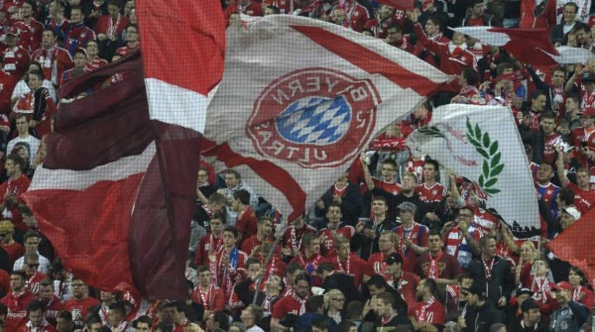 La afición alemana en el estadio Allianz Arena.