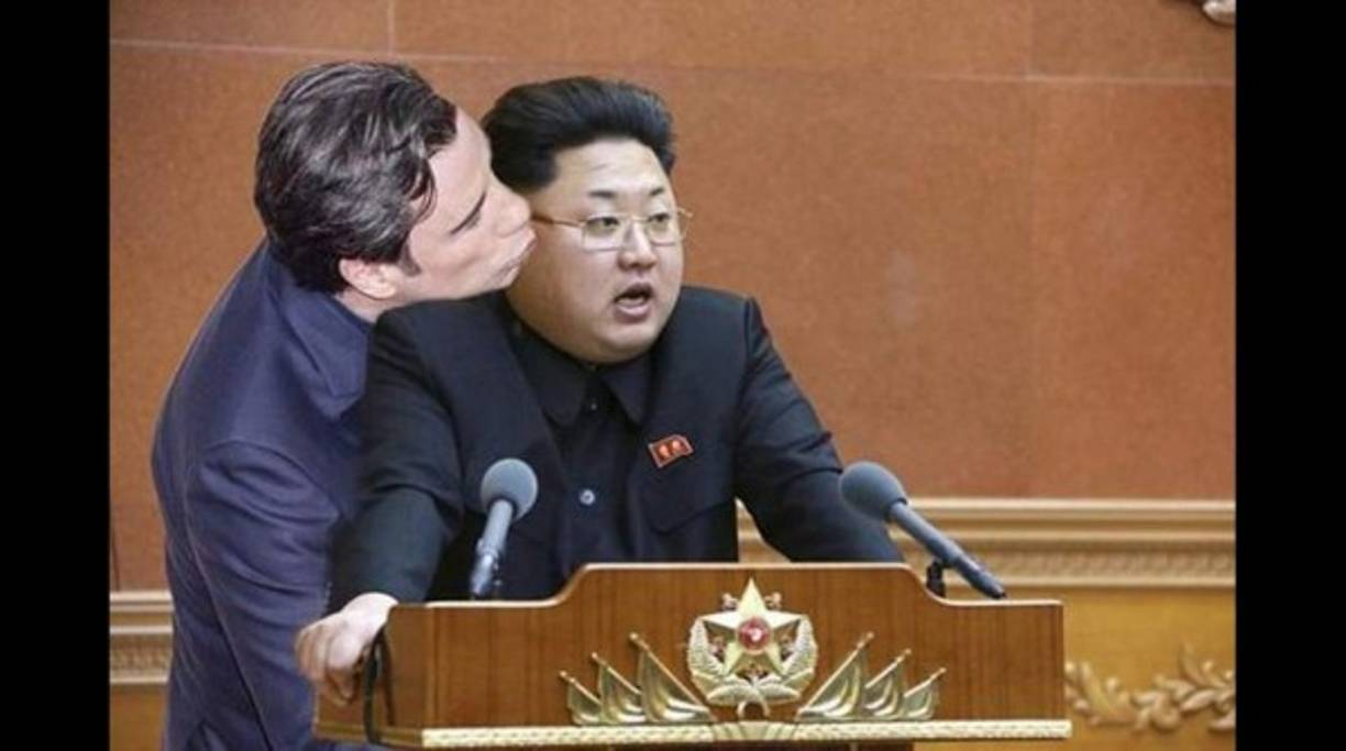 El líder coreano Kim Jong-un fue objeto también de las burlas.