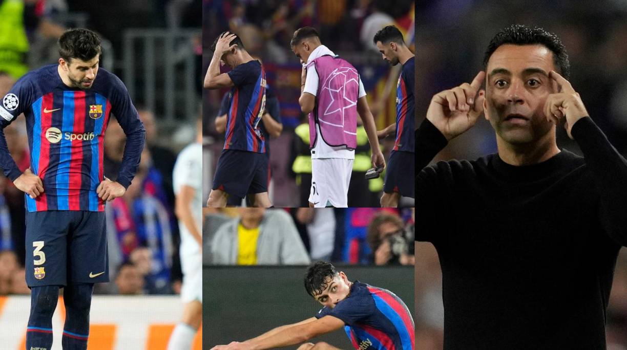 Barcelona sufrió un amargo empate de 3-3 ante el Inter y este resultado lo deja al borde de la eliminación de la Champions League. Durante y tras el juego la decepción fue evidente en el cuadro culé y la afición señaló a Piqué.