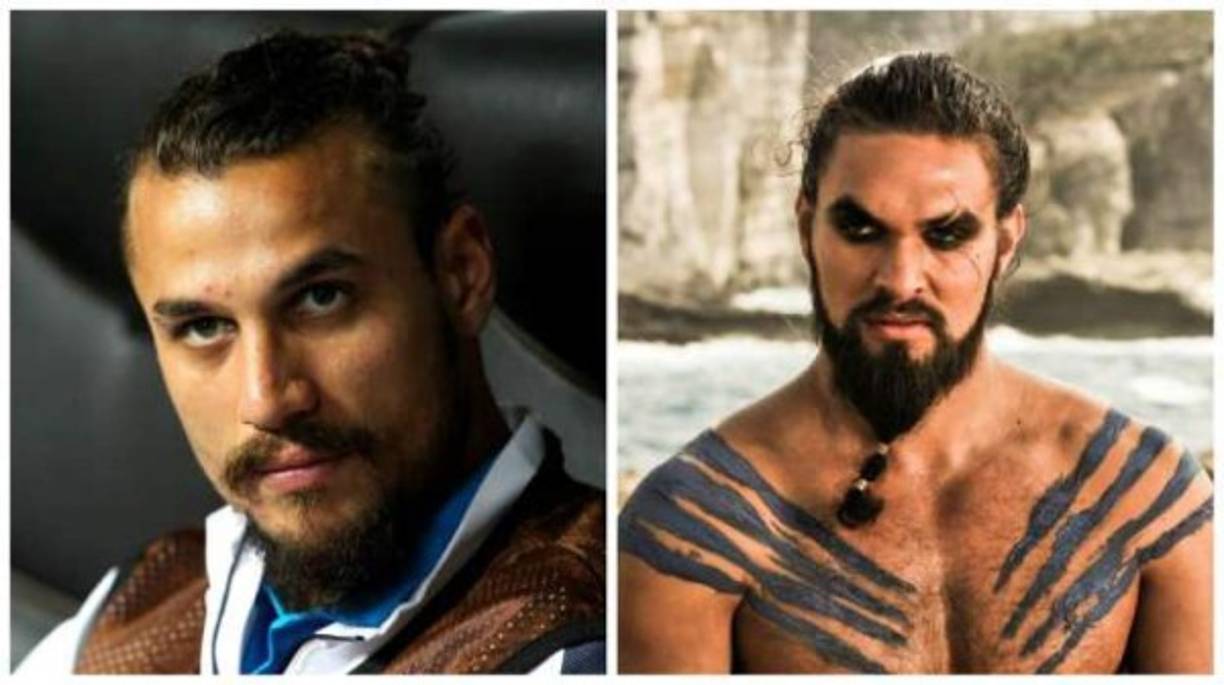 Pablo Daniel Osvaldo y Khal Drogo, de game Of Thrones.