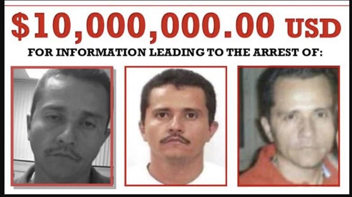 Mejor conocido como <i>El Mencho</i>, y presunto líder del Cártel Jalisco Nueva Generación (CJNG), encabeza la lista de los 10 más buscados por la DEA: por encima de Jesús Alfredo Guzmán Salazar, hijo del <i>Chapo</i> Guzmán, Rafael Caro Quintero y hasta Ismael <i>El Mayo</i> Zambada.