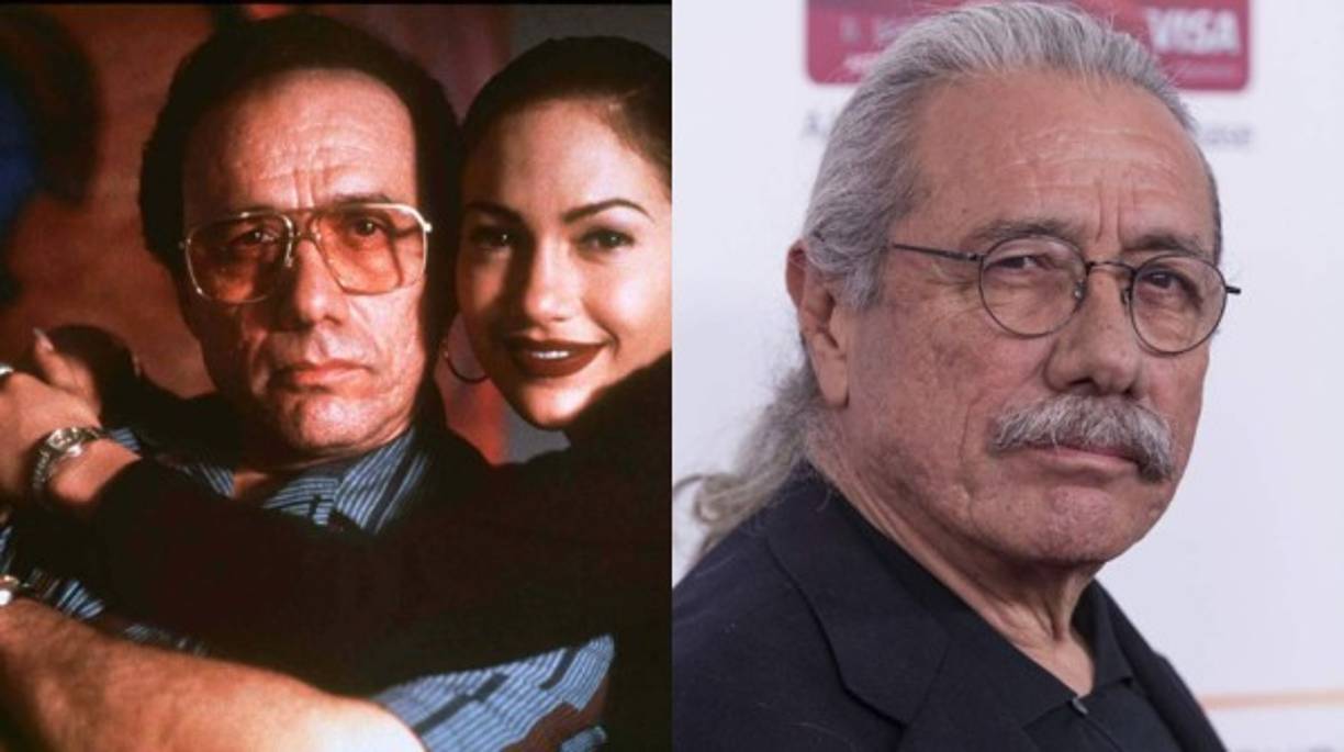 Edward James Olmos/Abraham Quintanilla. <br/>El actor interpretó al padre y mánager de Selena. Es un actor reconocido en EEUU. Ha sido parte de series como 'Dexter ' y 'Agents of S.H.I.E.L.D '. Foto: AFP<br/>