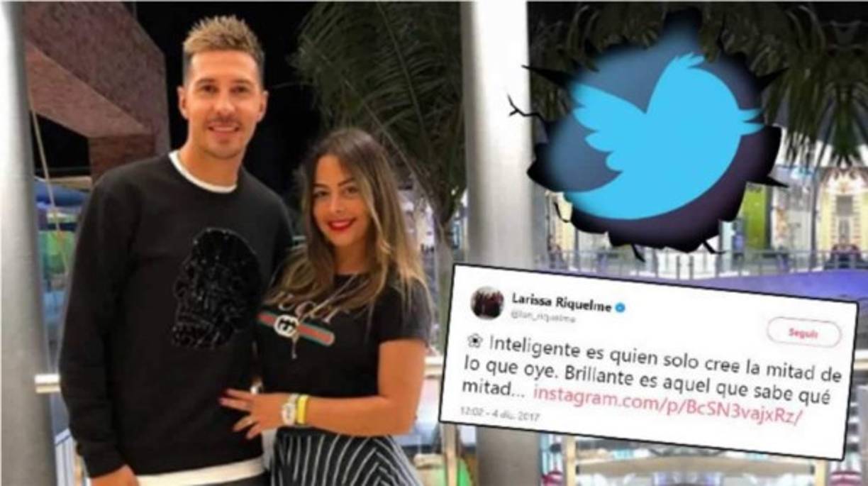 Larissa Riquelme ha defendido muchas veces al futbolista.