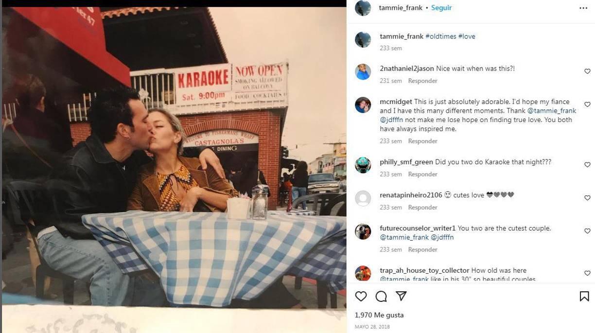 Hasta el momento, Tammie Frank no se ha pronunciado por el fallecimiento de su esposo, Jason. 