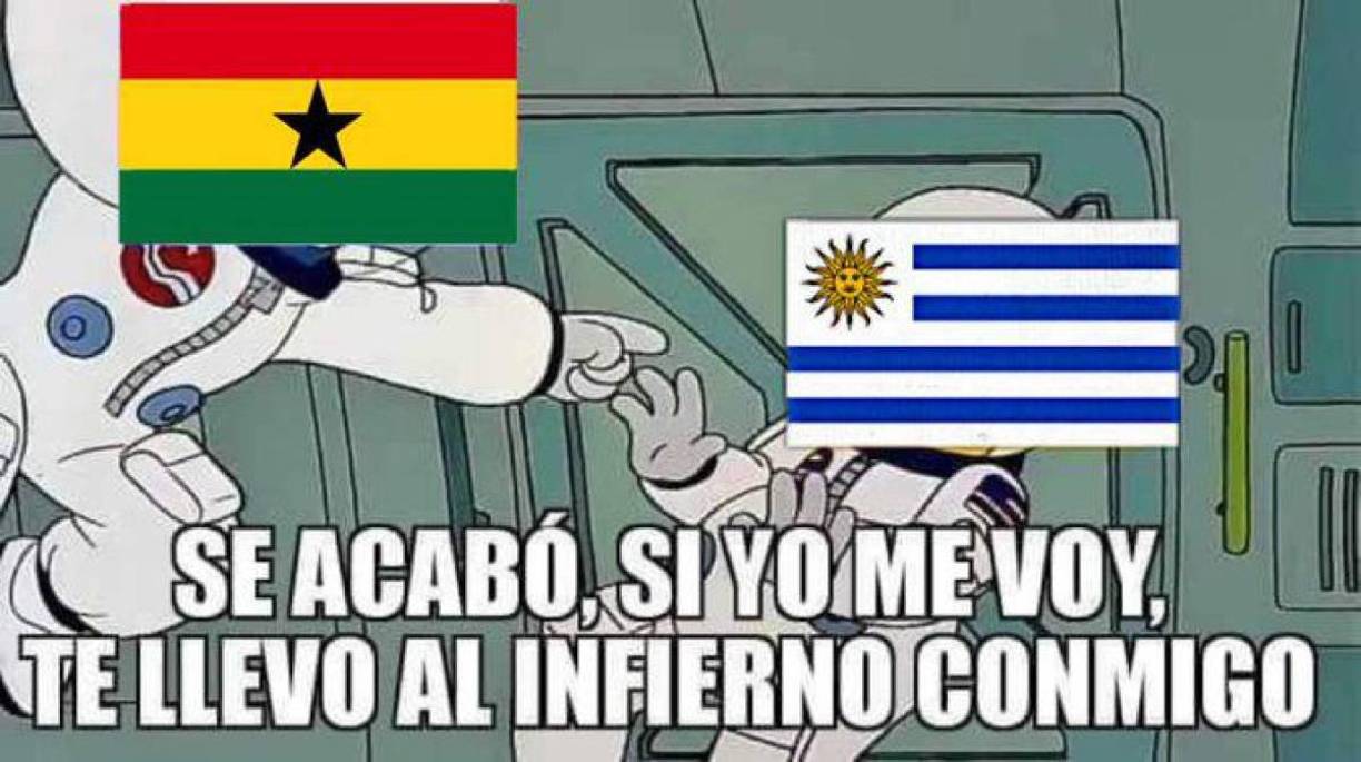 Los destrozaron: La ola de memes contra Uruguay tras ser eliminados